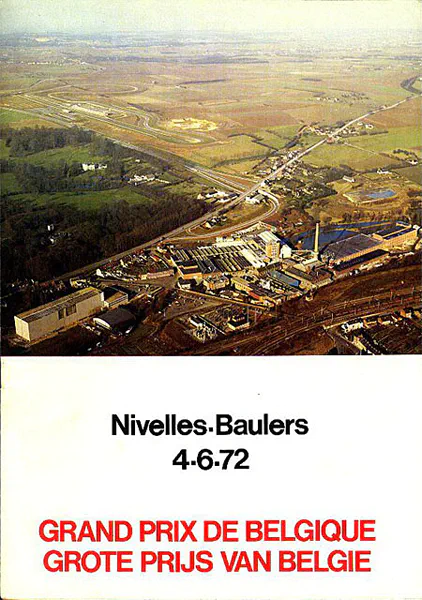 1972-06-04 | Grand Prix De Belgique | Nivelles | Formula 1 Event Artworks | formula 1 event artwork | formula 1 programme cover | formula 1 poster | carsten riede