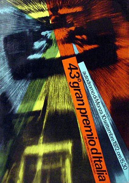 1972-09-10 | Gran Premio D`Italia | Monza | Formula 1 Event Artworks | formula 1 event artwork | formula 1 programme cover | formula 1 poster | carsten riede