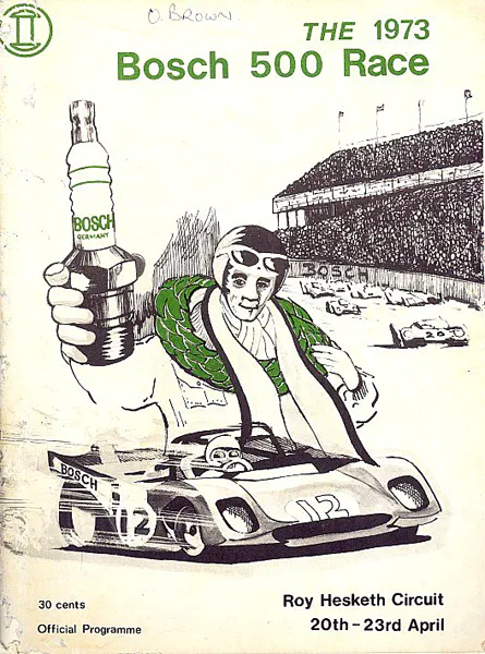 1973-04-23 | Mercury '100' | Pietermaritzburg | Formula 1 Event Artworks | formula 1 event artwork | formula 1 programme cover | formula 1 poster | carsten riede