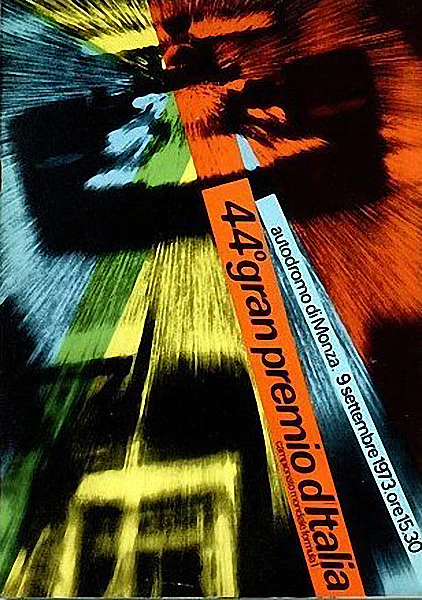 1973-09-09 | Gran Premio D`Italia | Monza | Formula 1 Event Artworks | formula 1 event artwork | formula 1 programme cover | formula 1 poster | carsten riede