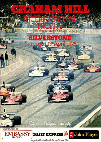 1976-04-11 | International Trophy | Silverstone | Formula 1 Event Artworks | formula 1 event artwork | formula 1 programme cover | formula 1 poster | carsten riede