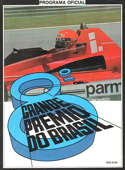 1979-02-04 | Grande Premio Do Brasil | Interlagos | Formula 1 Event Artworks | formula 1 event artwork | formula 1 programme cover | formula 1 poster | carsten riede