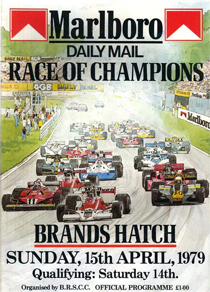 1979-04-15 | Race Of Champions | Brands Hatch | Formula 1 Event Artworks | formula 1 event artwork | formula 1 programme cover | formula 1 poster | carsten riede