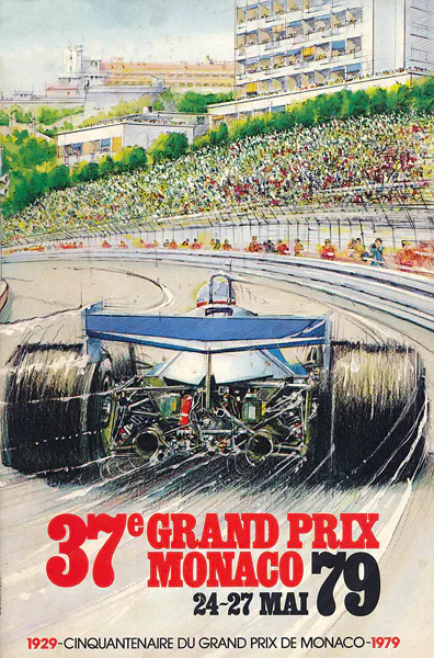 1979-05-27 | Grand Prix De Monaco | Monte Carlo | Formula 1 Event Artworks | formula 1 event artwork | formula 1 programme cover | formula 1 poster | carsten riede