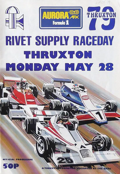 1979-05-28 | Rivett Supply Trophy | Thruxton | Formula 1 Event Artworks | formula 1 event artwork | formula 1 programme cover | formula 1 poster | carsten riede