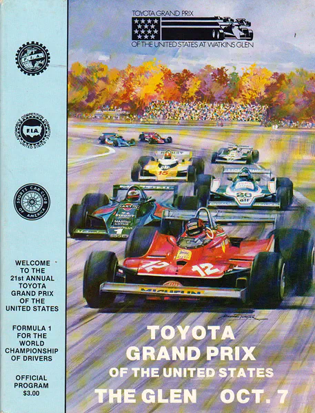 1979-10-07 | United States Grand Prix | Watkins Glen | Formula 1 Event Artworks | formula 1 event artwork | formula 1 programme cover | formula 1 poster | carsten riede