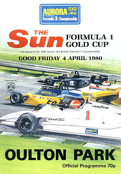 1980-04-04 | International Gold Cup | Oulton Park | Formula 1 Event Artworks | formula 1 event artwork | formula 1 programme cover | formula 1 poster | carsten riede