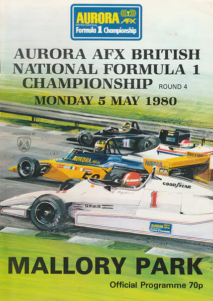1980-05-05 | Sun Trophy | Mallory Park | Formula 1 Event Artworks | formula 1 event artwork | formula 1 programme cover | formula 1 poster | carsten riede