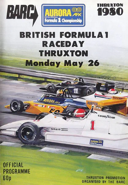 1980-05-26 | Rivett Supply Trophy | Thruxton | Formula 1 Event Artworks | formula 1 event artwork | formula 1 programme cover | formula 1 poster | carsten riede