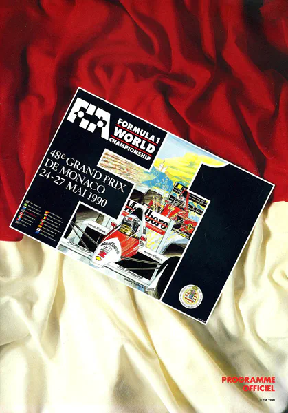1990-05-27 | Grand Prix De Monaco | Monte Carlo | Formula 1 Event Artworks | formula 1 event artwork | formula 1 programme cover | formula 1 poster | carsten riede