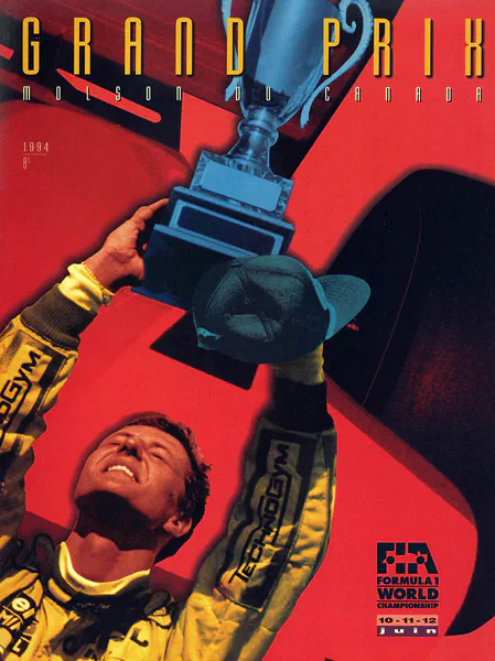 1994-06-12 | Grand Prix Du Canada | Montreal | Formula 1 Event Artworks | formula 1 event artwork | formula 1 programme cover | formula 1 poster | carsten riede