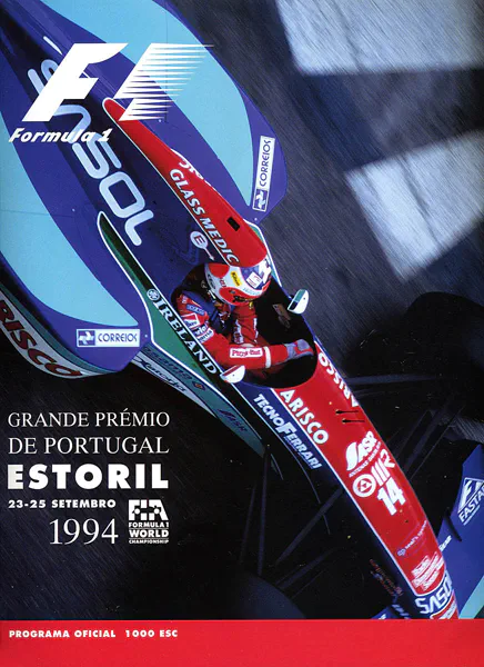 1994-09-25 | Grande Premio De Portugal | Estoril | Formula 1 Event Artworks | formula 1 event artwork | formula 1 programme cover | formula 1 poster | carsten riede