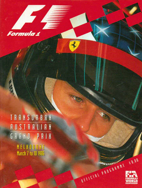 1996-03-10 | Australian Grand Prix | Melbourne | Formula 1 Event Artworks | formula 1 event artwork | formula 1 programme cover | formula 1 poster | carsten riede