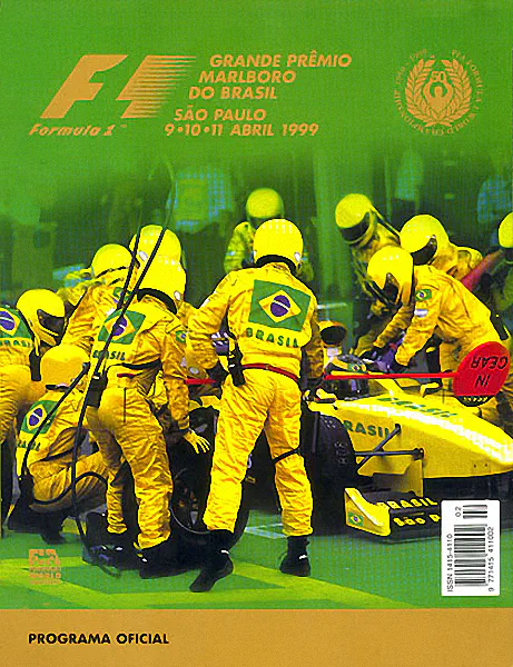 1999-04-11 | Grande Premio Do Brasil | Interlagos | Formula 1 Event Artworks | formula 1 event artwork | formula 1 programme cover | formula 1 poster | carsten riede