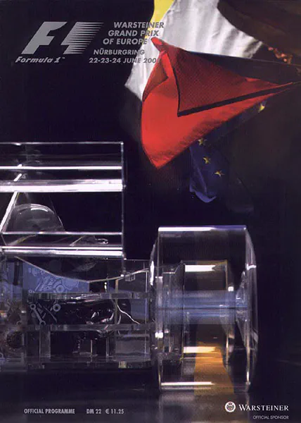 2001-06-24 | Grosser Preis von Europa | Nürburgring | Formula 1 Event Artworks | formula 1 event artwork | formula 1 programme cover | formula 1 poster | carsten riede