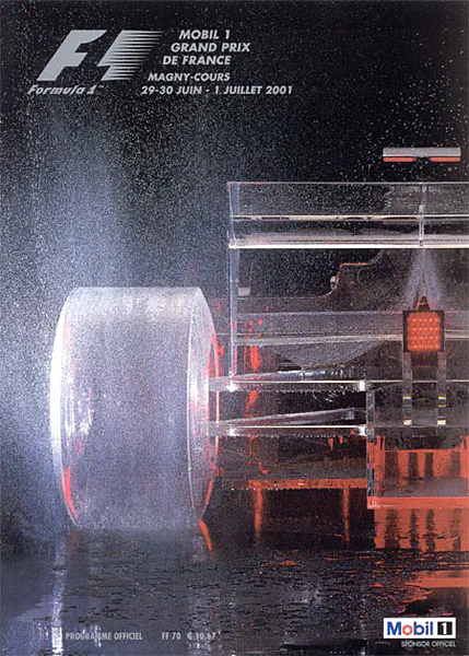 2001-07-01 | Grand Prix De France | Magny-Cours | Formula 1 Event Artworks | formula 1 event artwork | formula 1 programme cover | formula 1 poster | carsten riede