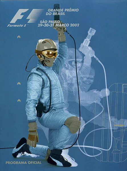 2002-03-31 | Grande Premio Do Brasil | Interlagos | Formula 1 Event Artworks | formula 1 event artwork | formula 1 programme cover | formula 1 poster | carsten riede