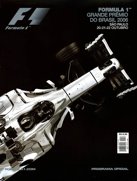 2006-10-22 | Grande Premio Do Brasil | Interlagos | Formula 1 Event Artworks | formula 1 event artwork | formula 1 programme cover | formula 1 poster | carsten riede