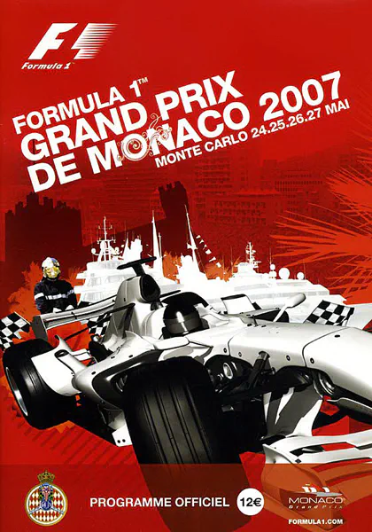 2007-05-27 | Grand Prix De Monaco | Monte Carlo | Formula 1 Event Artworks | formula 1 event artwork | formula 1 programme cover | formula 1 poster | carsten riede