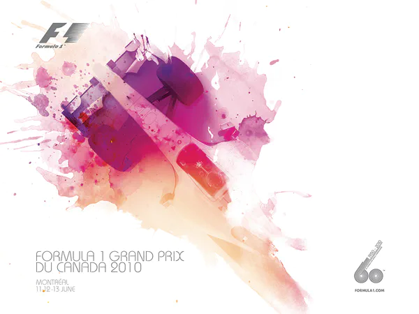 2010-06-13 | Grand Prix Du Canada | Montreal | Formula 1 Event Artworks | formula 1 event artwork | formula 1 programme cover | formula 1 poster | carsten riede