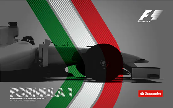 2011-09-11 | Gran Premio D`Italia | Monza | Formula 1 Event Artworks | formula 1 event artwork | formula 1 programme cover | formula 1 poster | carsten riede