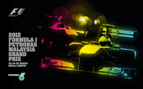 2012-03-25 | Malaysian Grand Prix | Sepang | Formula 1 Event Artworks | formula 1 event artwork | formula 1 programme cover | formula 1 poster | carsten riede