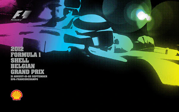 2012-09-02 | Grand Prix De Belgique | Spa-Francorchamps | Formula 1 Event Artworks | formula 1 event artwork | formula 1 programme cover | formula 1 poster | carsten riede