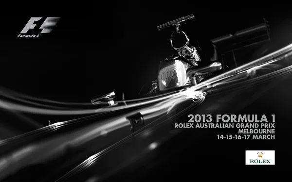 2013-03-17 | Australian Grand Prix | Melbourne | Formula 1 Event Artworks | formula 1 event artwork | formula 1 programme cover | formula 1 poster | carsten riede
