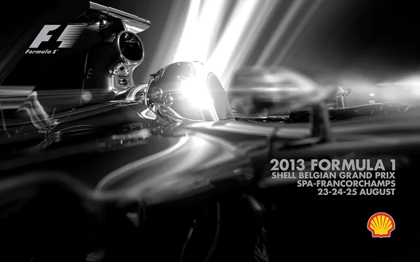 2013-08-25 | Grand Prix De Belgique | Spa-Francorchamps | Formula 1 Event Artworks | formula 1 event artwork | formula 1 programme cover | formula 1 poster | carsten riede