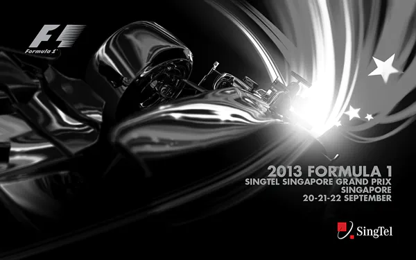 2013-09-22 | Singapore Grand Prix | Singapore | Formula 1 Event Artworks | formula 1 event artwork | formula 1 programme cover | formula 1 poster | carsten riede