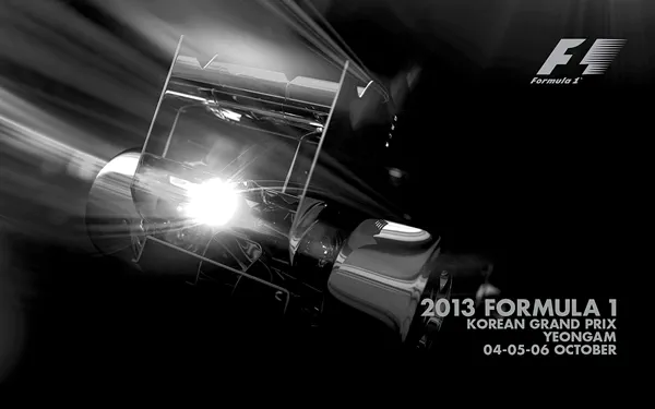 2013-10-06 | Korean Grand Prix | Yeongam | Formula 1 Event Artworks | formula 1 event artwork | formula 1 programme cover | formula 1 poster | carsten riede