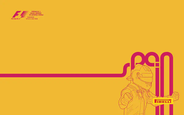 2014-05-11 | Gran Premio De Espana | Barcelona | Formula 1 Event Artworks | formula 1 event artwork | formula 1 programme cover | formula 1 poster | carsten riede