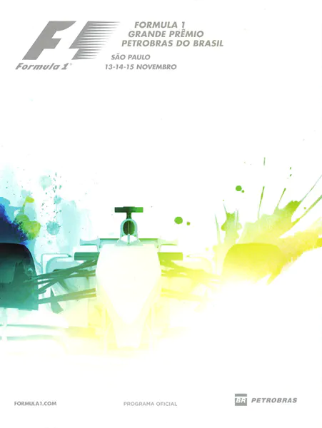 2015-11-15 | Grande Premio Do Brasil | Interlagos | Formula 1 Event Artworks | formula 1 event artwork | formula 1 programme cover | formula 1 poster | carsten riede