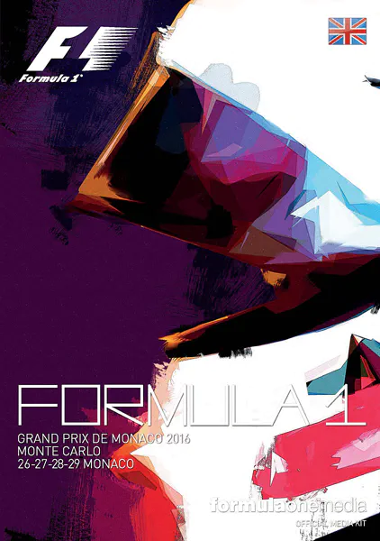 2016-05-29 | Grand Prix De Monaco | Monte Carlo | Formula 1 Event Artworks | formula 1 event artwork | formula 1 programme cover | formula 1 poster | carsten riede