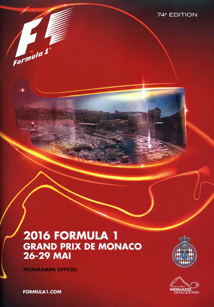2016-05-29 | Grand Prix De Monaco | Monte Carlo | Formula 1 Event Artworks | formula 1 event artwork | formula 1 programme cover | formula 1 poster | carsten riede