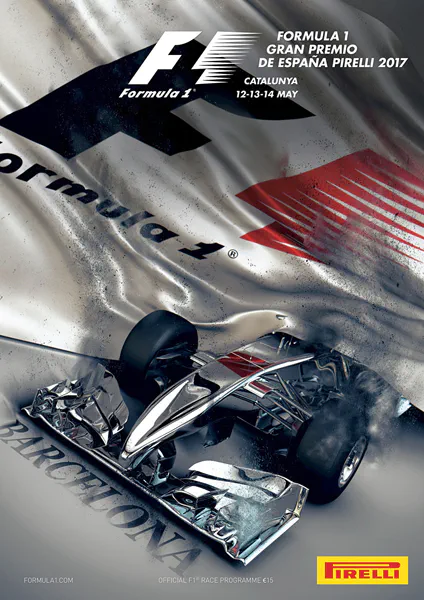 2017-05-14 | Gran Premio De Espana | Barcelona | Formula 1 Event Artworks | formula 1 event artwork | formula 1 programme cover | formula 1 poster | carsten riede