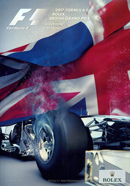 2017-07-16 | British Grand Prix | Silverstone | Formula 1 Event Artworks | formula 1 event artwork | formula 1 programme cover | formula 1 poster | carsten riede