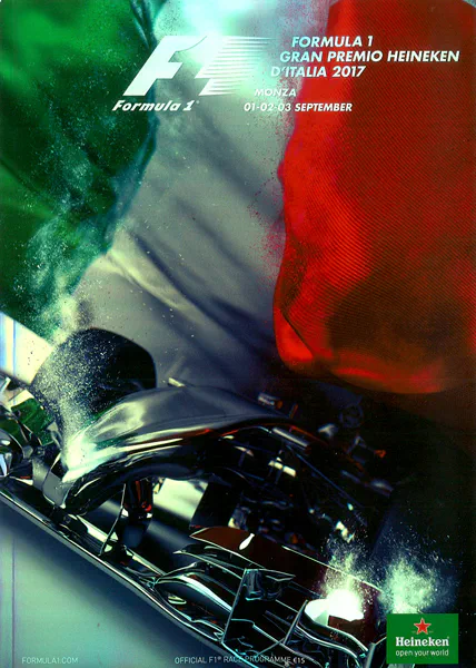 2017-09-03 | Gran Premio D`Italia | Monza | Formula 1 Event Artworks | formula 1 event artwork | formula 1 programme cover | formula 1 poster | carsten riede