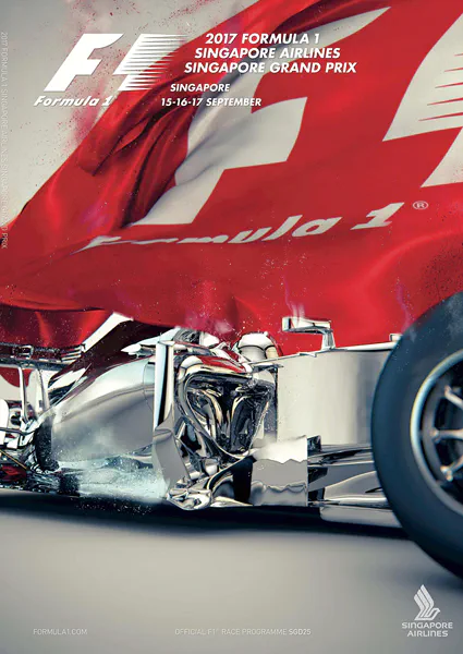 2017-09-17 | Singapore Grand Prix | Singapore | Formula 1 Event Artworks | formula 1 event artwork | formula 1 programme cover | formula 1 poster | carsten riede