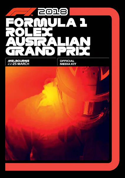 2018-03-25 | Australian Grand Prix | Melbourne | Formula 1 Event Artworks | formula 1 event artwork | formula 1 programme cover | formula 1 poster | carsten riede