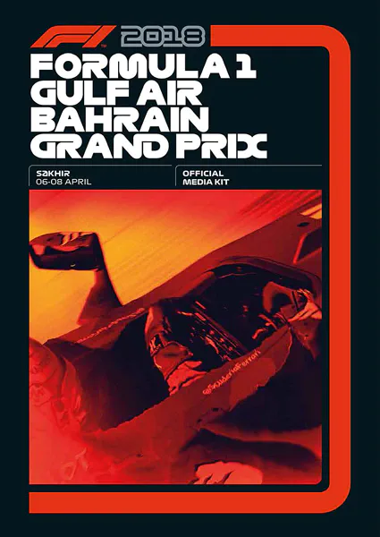 2018-04-08 | Bahrain Grand Prix | Sakhir | Formula 1 Event Artworks | formula 1 event artwork | formula 1 programme cover | formula 1 poster | carsten riede