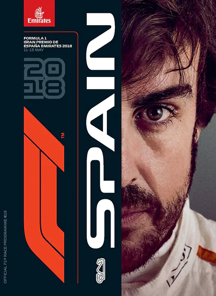 2018-05-13 | Gran Premio De Espana | Barcelona | Formula 1 Event Artworks | formula 1 event artwork | formula 1 programme cover | formula 1 poster | carsten riede
