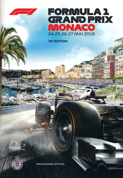 2018-05-27 | Grand Prix De Monaco | Monte Carlo | Formula 1 Event Artworks | formula 1 event artwork | formula 1 programme cover | formula 1 poster | carsten riede