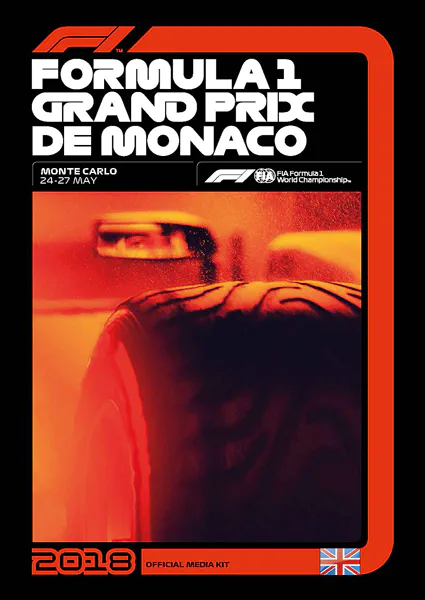 2018-05-27 | Grand Prix De Monaco | Monte Carlo | Formula 1 Event Artworks | formula 1 event artwork | formula 1 programme cover | formula 1 poster | carsten riede
