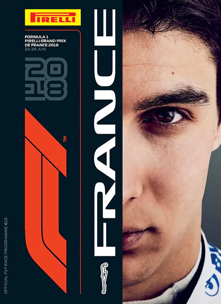 2018-06-24 | Grand Prix De France | Le Castellet | Formula 1 Event Artworks | formula 1 event artwork | formula 1 programme cover | formula 1 poster | carsten riede