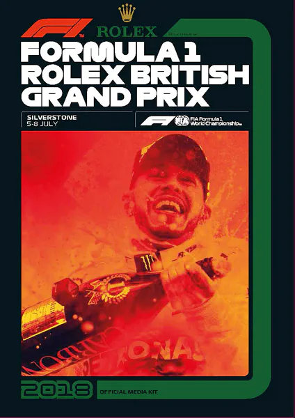 2018-07-08 | British Grand Prix | Silverstone | Formula 1 Event Artworks | formula 1 event artwork | formula 1 programme cover | formula 1 poster | carsten riede