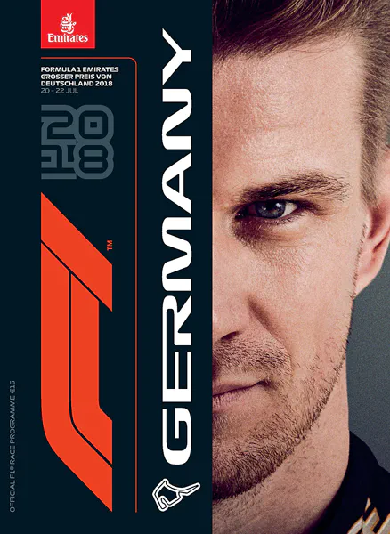 2018-07-22 | Grosser Preis von Deutschland | Hockenheim | Formula 1 Event Artworks | formula 1 event artwork | formula 1 programme cover | formula 1 poster | carsten riede