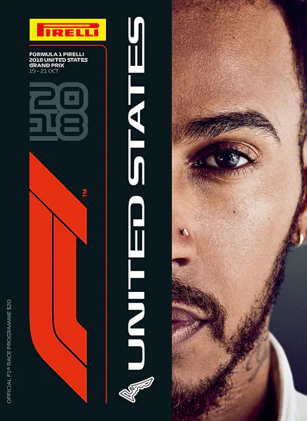 2018-10-21 | United States Grand Prix | Austin | Formula 1 Event Artworks | formula 1 event artwork | formula 1 programme cover | formula 1 poster | carsten riede