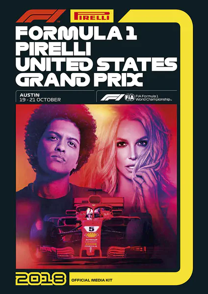 2018-10-21 | United States Grand Prix | Austin | Formula 1 Event Artworks | formula 1 event artwork | formula 1 programme cover | formula 1 poster | carsten riede