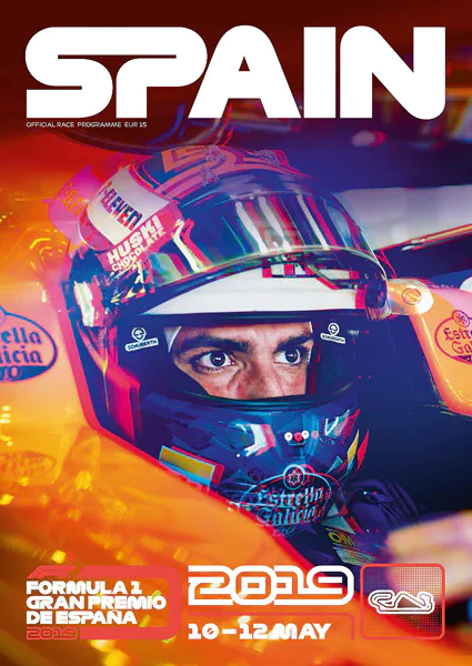 2019-05-12 | Gran Premio De Espana | Barcelona | Formula 1 Event Artworks | formula 1 event artwork | formula 1 programme cover | formula 1 poster | carsten riede